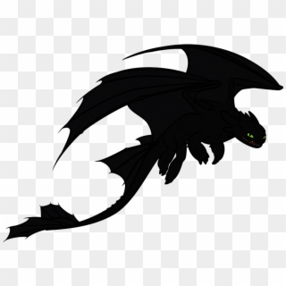 Coloring Book How To Train Your Dragon Toothless Drawing - Night Fury Silhouette Png Clipart
