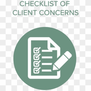 Checklist Of Clients Concerns - Poster Clipart