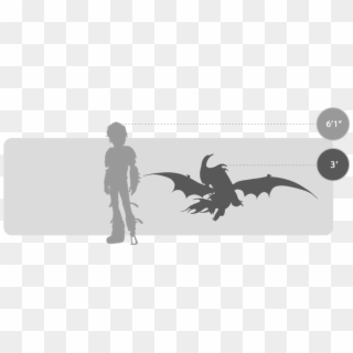 Night Terror Dragon Size Clipart