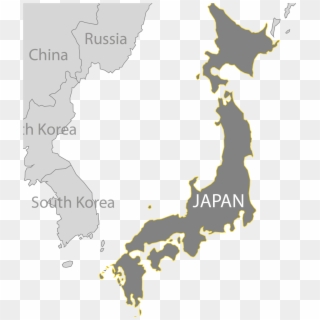 Japan Map Png - Japan Map Clipart