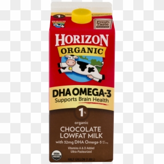 Horizon Organic Dha Omega 3 1% Low Fat Chocolate Milk, - Horizon Organic Milk Clipart