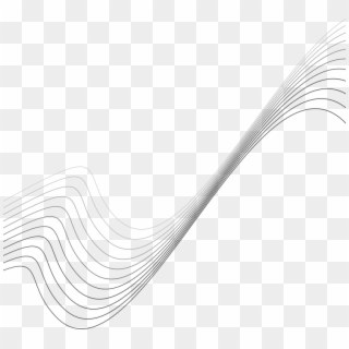 White Abstract Lines Png - Line Art Clipart