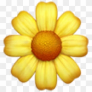 Emoji Sticker - Flower Emoji Transparent Background Clipart