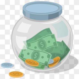 Tip Jar Png - Money Jar Png Clipart