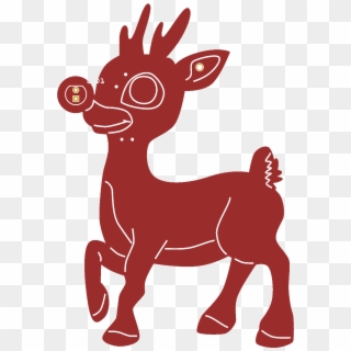 Rudolph - Reindeer Pepe Clipart