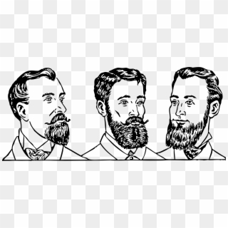 Van Dyke Beard Facial Hair Hairstyle Man - Hair Style Clipart Png Men Transparent Png