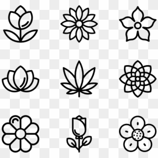 600 X 564 3 - Flower Icon Png Clipart