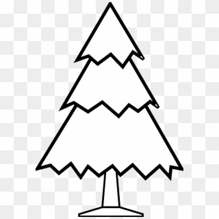 Best Images Of Tree Clipart Black And White - Easy Simple Tree Drawing - Png Download