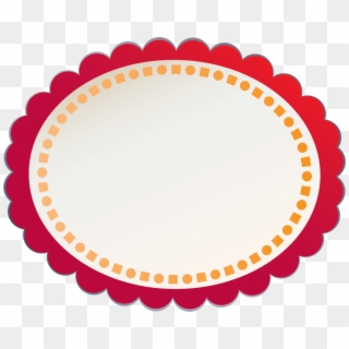 Red Flower Outline Badge With Yellow Square Circle - Pakistan Peoples Party Teer Clipart