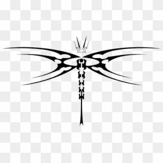 Dragonfly Tattoos Transparent - Masculine Dragonfly Tattoo Designs Clipart