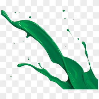 Green Paint Splatter - Green Paint Splash Png Clipart