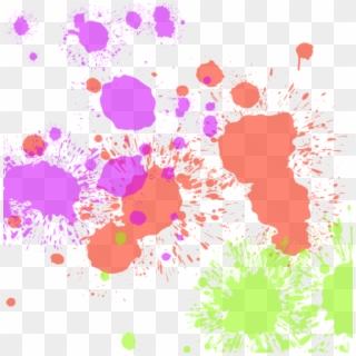 Pastel Splash Paint Splatter - สี พาส เท ล Png Clipart