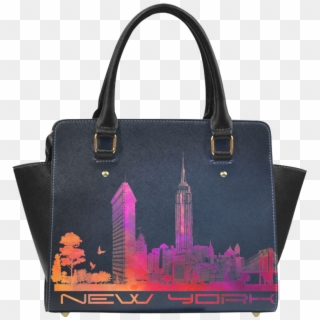 New York City Skyline 4 Classic Shoulder Handbag - Handbag Clipart