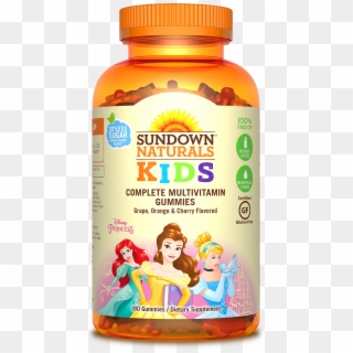 Disney Princess Complete Multivitamin Gummies - Sundown Naturals Kids Clipart