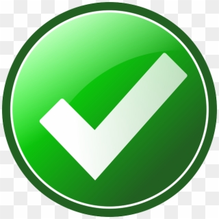 Green Checkmark Clip Art - Green Check Mark Clip Art - Png Download