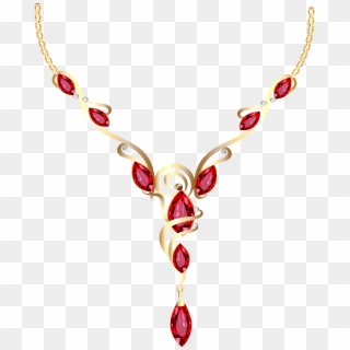 Pendant Png Image - Gold Diamond Necklace Png Clipart