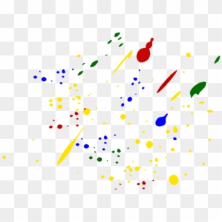 Splatter Clipart Colorful Paint Splatter - Gold Paint Splatter Png Transparent Png