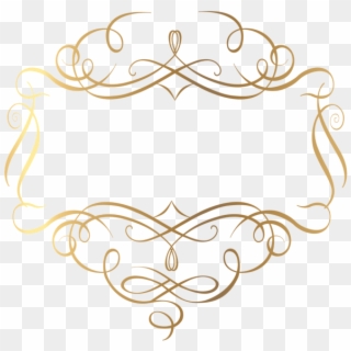Gold Decorative Lines Png - Decoration Png Clipart