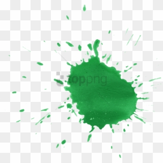 Green Ink Splatter Png , Png Download - Green Splash Png Clipart