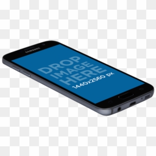 Android Mockup Of A Samsung Galaxy S7 With Transparent - Smartphone Clipart