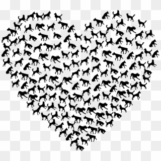 This Free Icons Png Design Of Heart Dogs Clipart