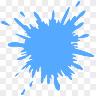 Clip Art Paint Splatter Bing Images Crazy Ⓒ - Paint Splatter Png Blue Transparent Png