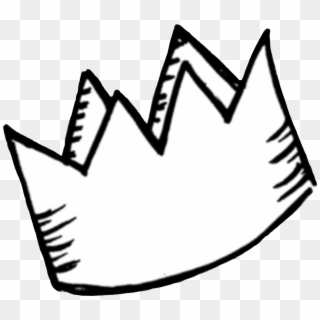 Sticker Png Tumblr White Crown Cute Aesthetic Royalty - Crown Drawing Png Clipart