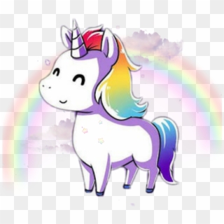 Unicorn Kawaii Rainbow Tumblr Cute Png Cute Rainbow Clipart
