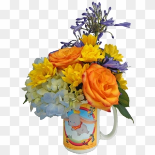 Dumbo Cuties Flower Mug - Bouquet Clipart