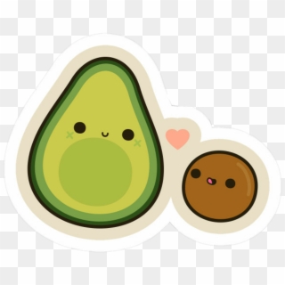 Avocado Clipart Cute Tumblr - Png Download