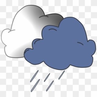 Thunder Rain Cloud Storm Weather 944524 - Sateenvarjo Piirretty Clipart