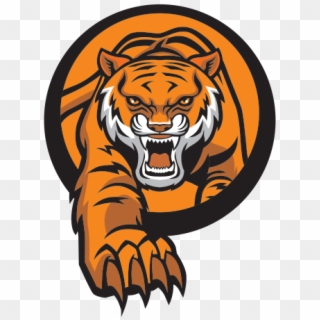 Roar Tiger Mascot Logo Vector Clipart