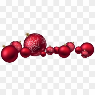 Red Christmas Ball Png Clipart - Christmas Balls Transparent Png