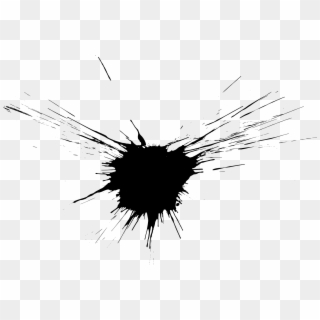 Splash Effect Png - Black And White Splash Effect Clipart