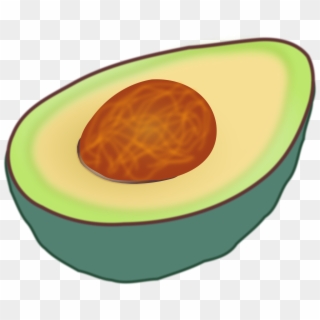 Avocado Clipart Cute Tumblr - Avocado Clip Art - Png Download