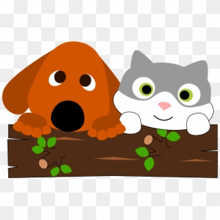 This Free Icons Png Design Of A Dog And A Cat Behind Clipart