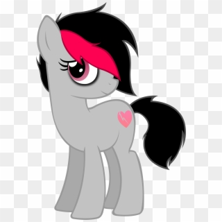 Earth Pony, Emo, Hair Over One Eye, /mlp/, Oc, Oc - Emo My Little Pony Clipart