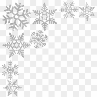 Snowflake Designs Free Downloads - Transparent Background Snowflake Border Clipart