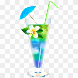 Exotic Summer Cocktail Png Clipart Image - Cocktail Clipart Png Transparent Png