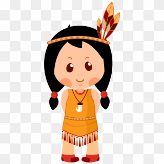 Full Size Of Cool Cute Girl Drawings Of Boy And Tumblr - Native American Girl Clipart - Png Download