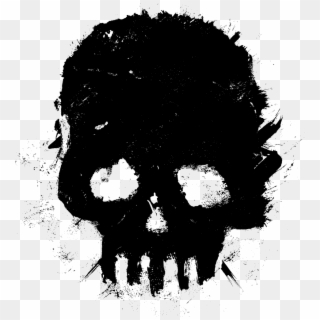 Black Skull Art Clipart