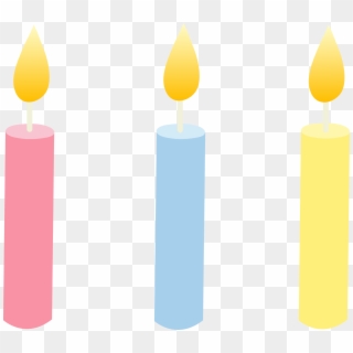 Birthday Candles Free Png - Birthday Candle Clip Art Transparent Png