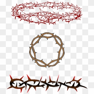 Christianity Symbols Illustrated Glossary - Crown Of Thorns Svg Clipart