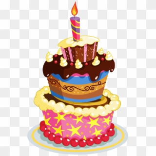 Birthday Cake Layers - Birthday Cake Png Hd Clipart