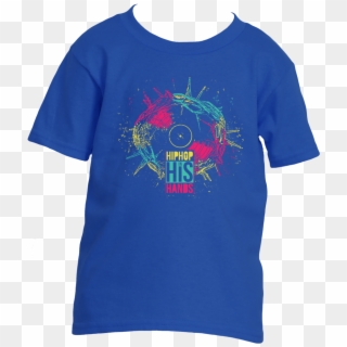 Hhihh Kids Crown Of Thorns Record Tee Blue - Active Shirt Clipart