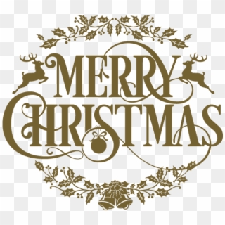 Merry Christmas Text Png - Transparent Merry Christmas Png Clipart