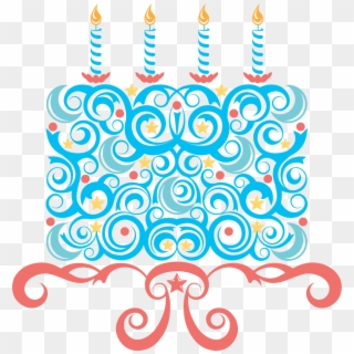 Birthday Candles Clipart Vector Birthday - Birthday Cake Vector - Png Download