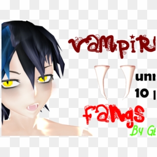 Fangs Clipart Vampire Face - Cool Fonts - Png Download