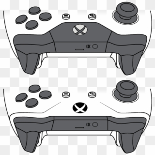 On Bluetooth-supported Controllers, The Plastic Around - Геймпад Xbox One Bluetooth Clipart