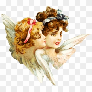 Victorian Smiling Angels - Victorian Angels Png Clipart